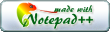 Made with Notepad++