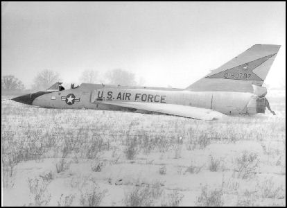 F106 in cornfield