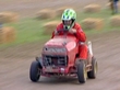 Riding lawn mower race