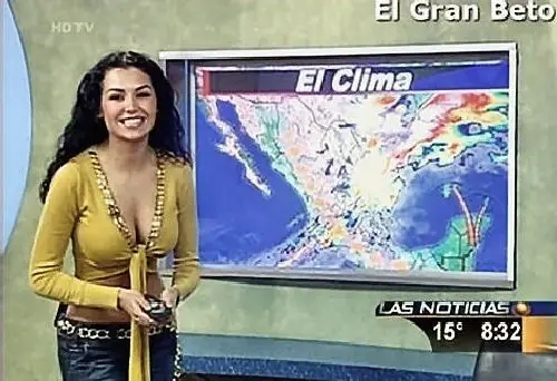 Mexican weather woman pic 2 of 7