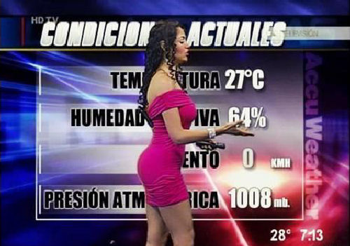 Mexican weather woman pic 5 of 7