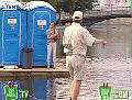 Floating porta-potty