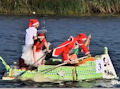 Milk carton raft race