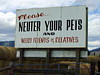 Neuter your pets, etc.