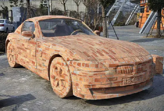 Car Made of Bricks