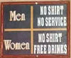 Bar discrimination